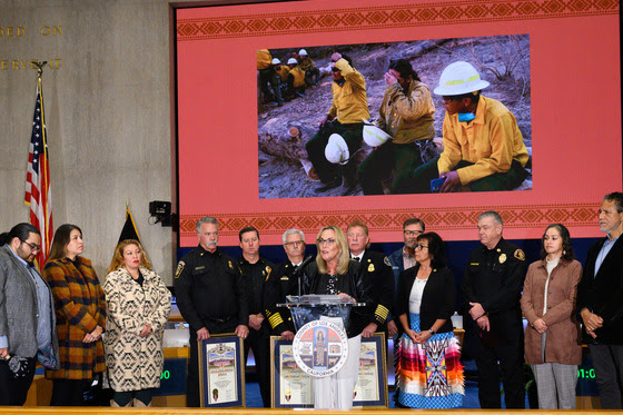 Barger Recognizes Tribal Firefighters Who Helped Save Communities During January Wildfires