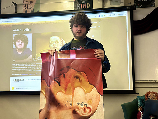 Actor Aidan Delbis, Star of Feature Film ‘Bugonia,’ Speaks to CVHS Drama Students