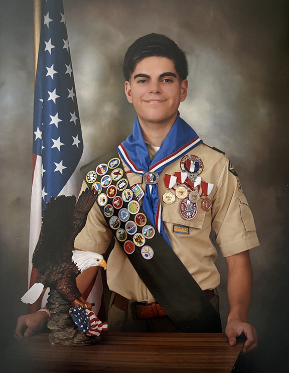 Peter James Achieves the Rank of Eagle Scout