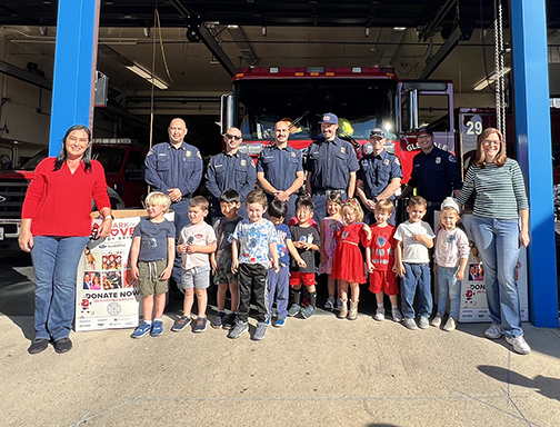 Preschoolers Donate to Spark of Love Foundation