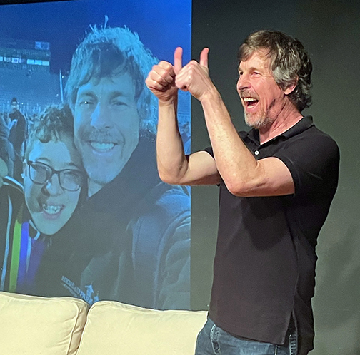 Local Comic Shares Ups & Downs of Son’s Autism