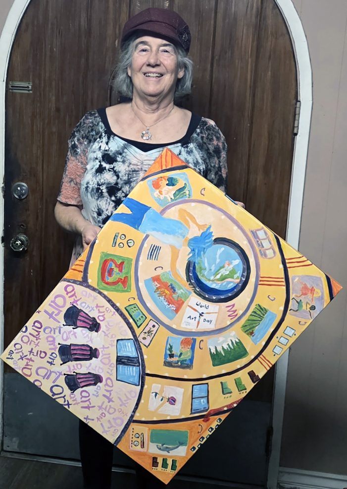 Launch of an Art Show, A Rocket – and A Painting of Both