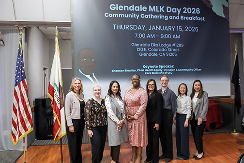 USC Verdugo Hills Hospital Collaborates on Glendale MLK Day Community Gathering