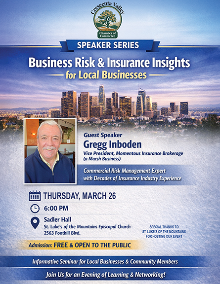 CV Chamber Speaker Series – A Discussion About Insurance