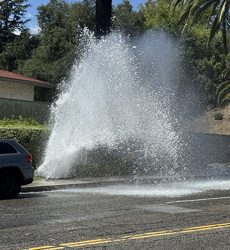 Geyser of Water on Ocean View