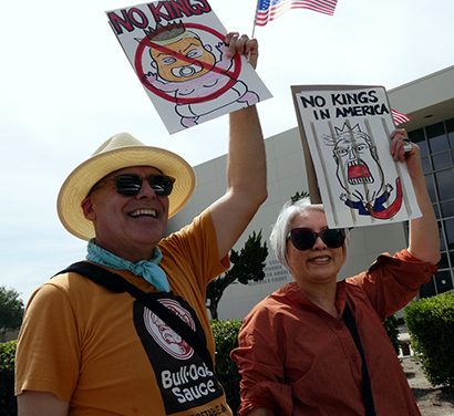 No Kings Rally Held at Glendale City Hall