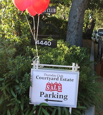 La Cañada Thursday Club’s Courtyard Sale is ‘Standing Room Only’             