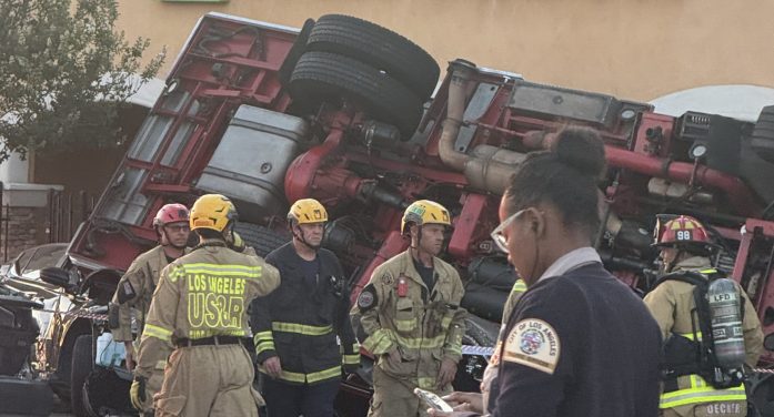 LAFD Vehicle Involved in Accident