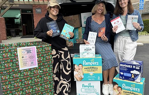 LCPC Parent Ed Collects Diapers for Younglives Pasadena