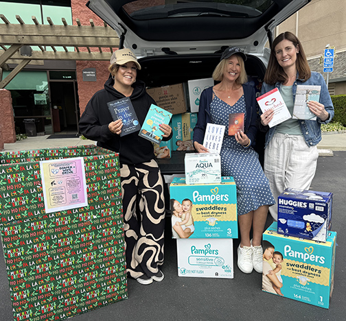 LCPC Parent Ed Collects Diapers for Younglives Pasadena