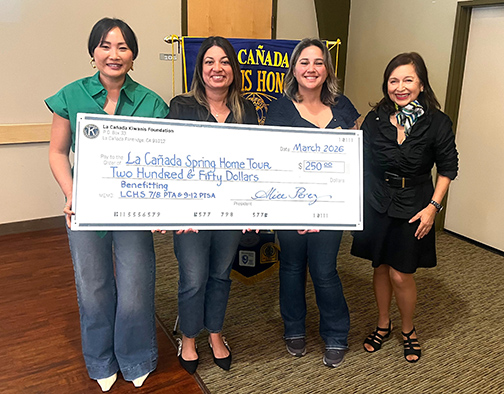 Kiwanis Club of La Cañada Supports Spring Home Tour Benefiting Youth