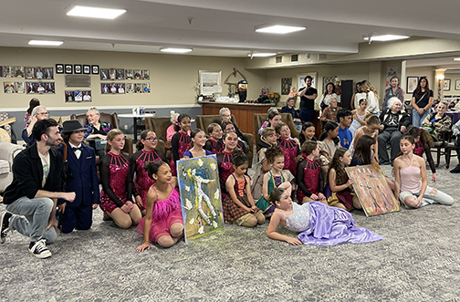 Revolution Dance Company Wows Seniors With Performance