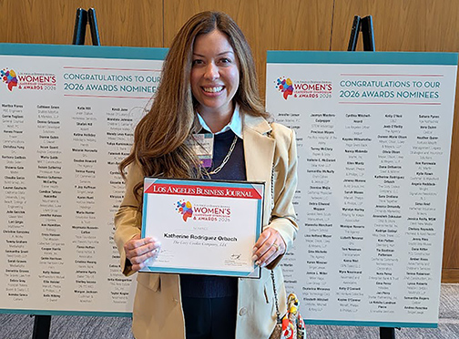 The Cozy Cookie Company CEO Katherine Rodriguez Receives Award