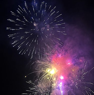 Fireworks Show at High School Wows Crowd
