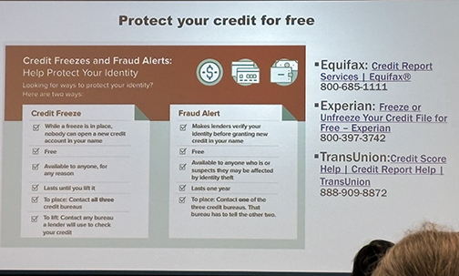 Part II:  How Much is Too Much? Seminar Offers Tips on How to Stop Scams