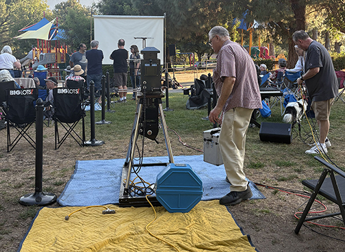 Silent Movies Come to Two Strike Park
