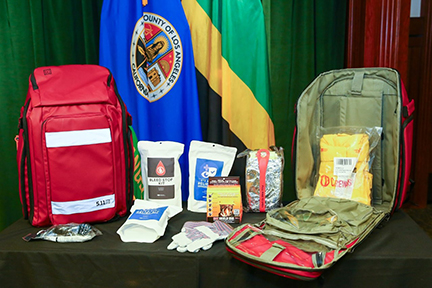 Donated Funds Help Sheriff’s Department Equip Deputies with New Wildland Fire Safety Bags